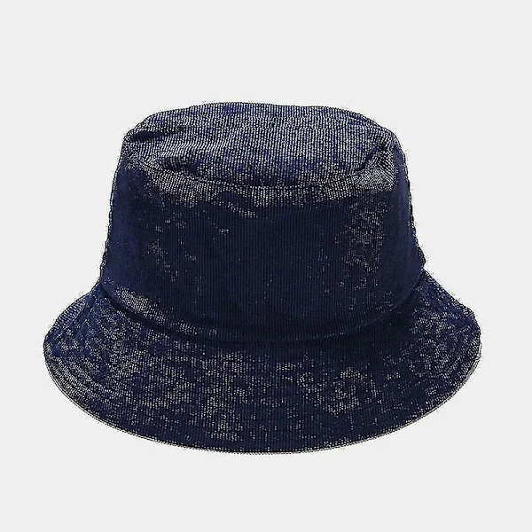 Höst-Vinter Bucket Hat Solid Fiskehatt Corduroy Solhatt Vändbar Hip-Hop Keps Vikbar Billig Jakthatt Fiskehatt