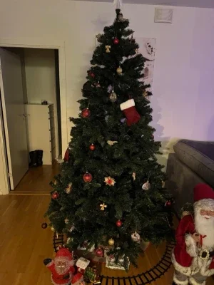Konstgran LYX 230cm med LED-belysning