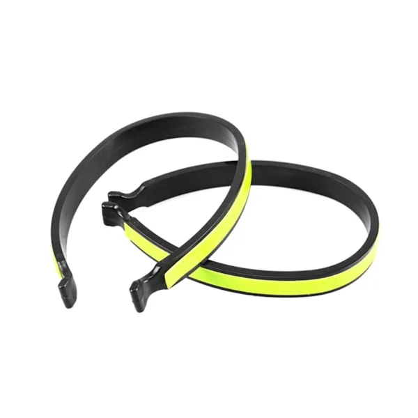 Högreflekterande byxklämma Cykling Ankel Säkerhetsband Elastiskt Cykelbyxa Wrap Clip för män Kvinnor Anklar