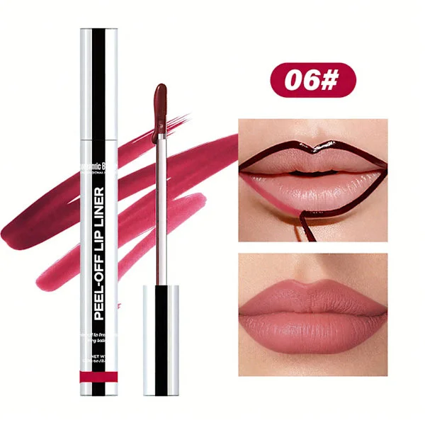 Peel Off Lip Liner Stain Langvarig Peel Reveal Lip Stain Transfer-proof Vandtæt Læbe
