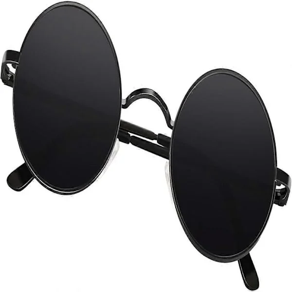 SCSYV Round Sunglasses Men Women, Retro 70s Polarized Hippie Lennon Circle UV400 Men's Sunglasses