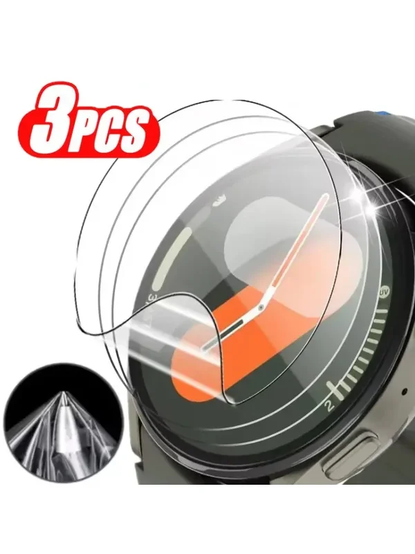 AliExpress - 3 Stück Weiche Hydrogel-Folie für Samsung Galaxy Watch 8 40mm 44mm Watch Ultra 47mm Watch7 6 5 4 Classic Weiche Displayschutzfolien