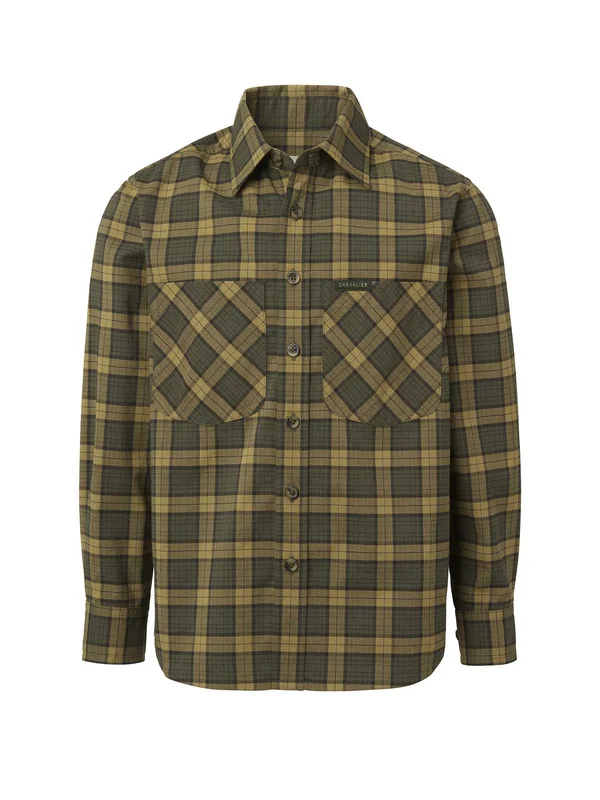 Chevalier - Chevalier Cub Coolmax Skjorta Junior Grön Checked