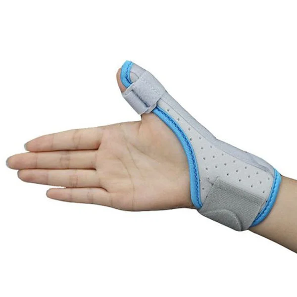 Tommel Skinne Støtte Reversibel Tommel og Håndleds Stabiliserende Skinne til Tommel Trigger Finger Gigt Senebetændelse Forstuvet og 