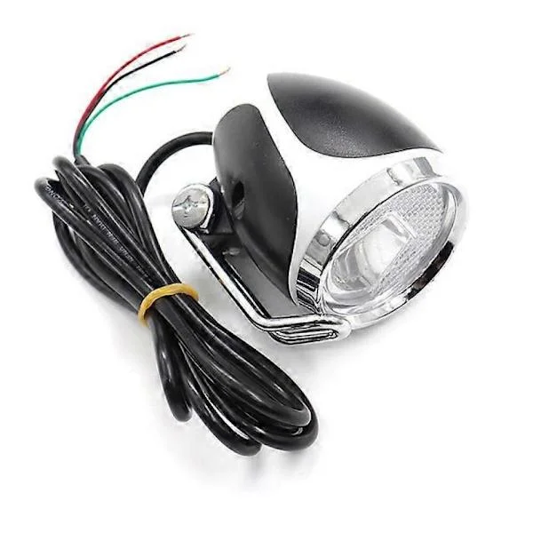 12-80V E-cykel framlampa med horn kompatibel med elektrisk sparkcykel elektrisk cykel LED-strålkastare cykeltillbehör