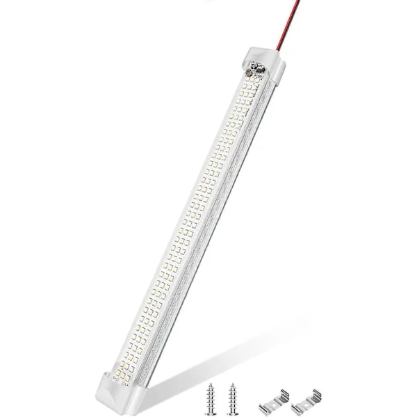 Dww-5PCS LED-bar 12V, LED-stripe Bil 108 SMD LED Innvendig Bil LED-list 12V~85V - Lyssterk LED-stripe LED-belysning 12V Varebil med Bryter