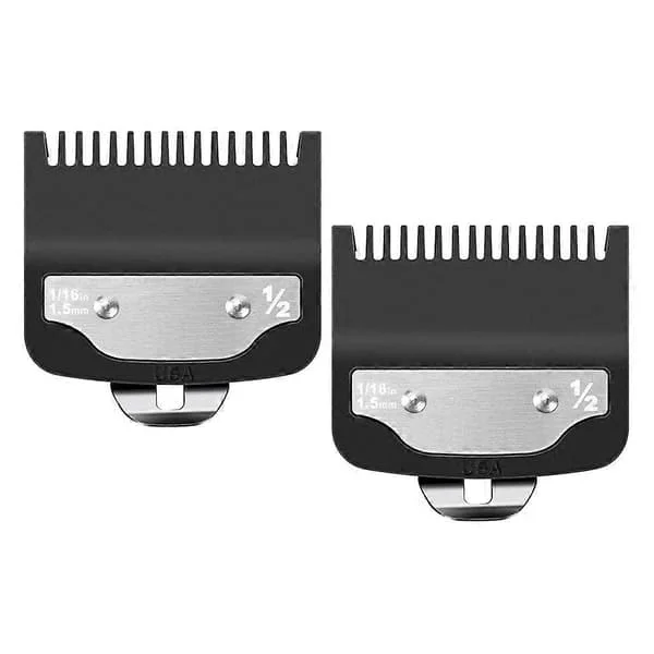 Erstatning for Wahl Clipper Guards Sæt, 1/16 tomme 1,5 mm Hårklipper Guards Sæt til Stylister og Barbers 2 stk.