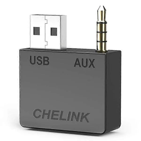 CHELINK Kompatibel För Hyundai / Kia Trådlös Musik Bluetooth Mottagare Bil Stereo 3.5mm Aux USB Adapter