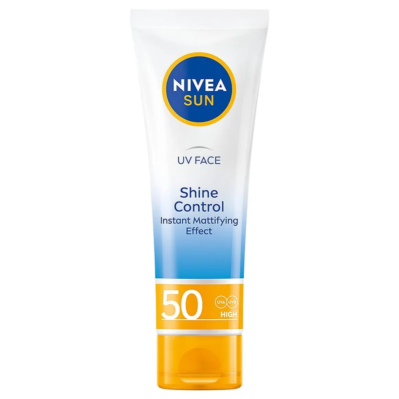 NIVEA UV Face Shine Control Cream SPF 50 50 ml, Hudpleje, Solcreme, Solcreme Til Ansigtet