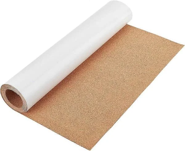 78x16 Tommers Selvklebende Korkrull 1mm Tykk Korktavle med Sterk Selvklebende Korktavle for Vegg Møbeldekorasjon DIY Prosjekter{BT}