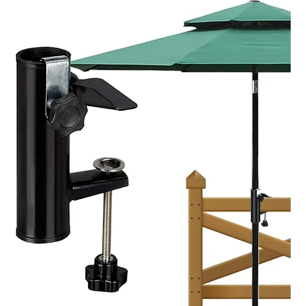 Parasollfot Balkong Parasollfot Balustrade Parasollfot Balkong Parasollfot Parasollfeste Parasollfeste for Balkong, Terrasse eller Bord