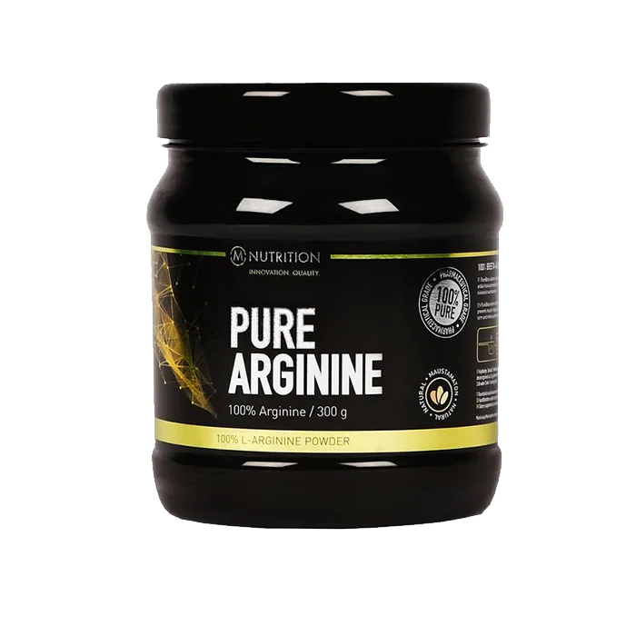 M-Nutrition Pure Arginine L-arginiini ilman makua 300 g
