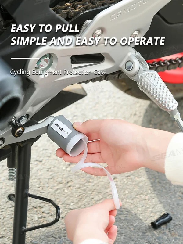 AliExpress - BLALION – couvercle de levier de changement de vitesse pour moto, chaussures antivol, en Silicone, auto-rétrécissement, équipement de 