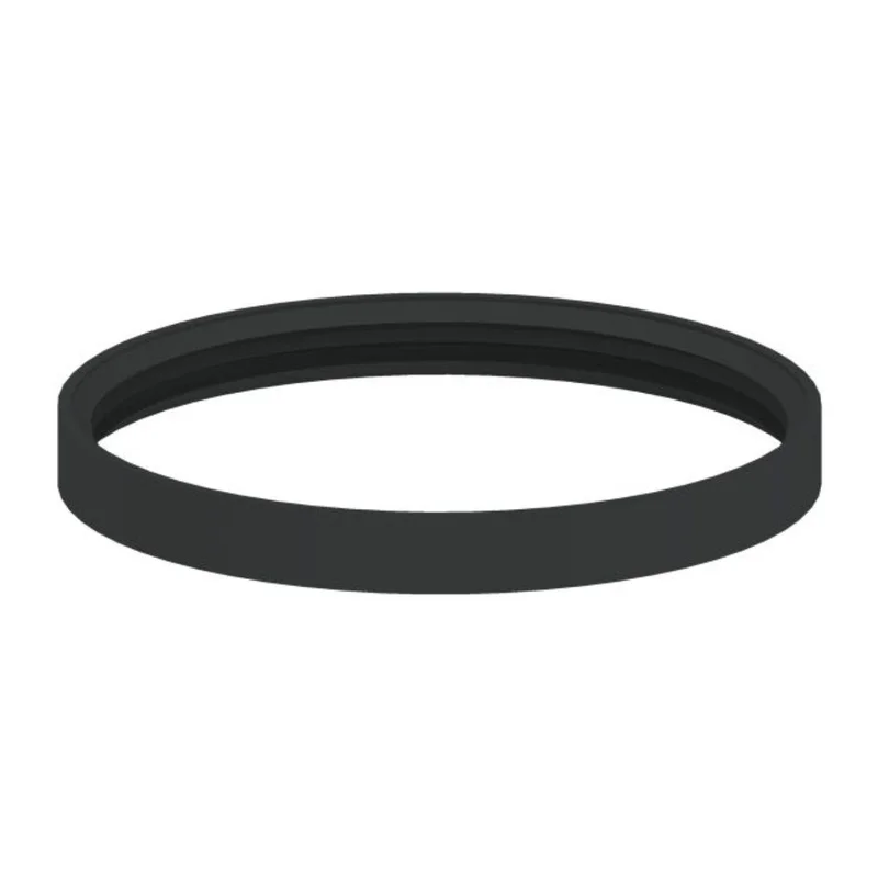 Guarnizione in silicone nera diam. 100 mm per scarico fumi stufa a pellet e caldaia a pellet