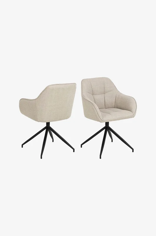 AC Design Furniture - Matstol med armstöd Brenda - Natur - Karmstolar - Från Homeroom