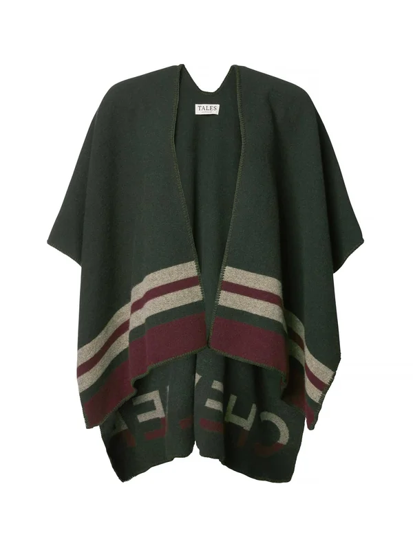 Chevalier - Chevalier Penrose Ull Poncho Mörkgrön - Jakt-poncho i kraftig ullkvalitet