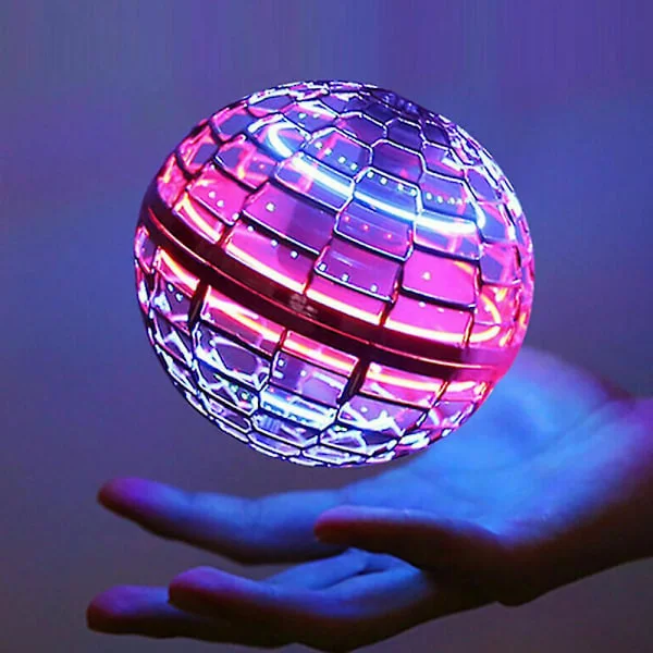 Unisex Flygande Boll Boomerang Spinner Leksak, Mini UFO Drönare, LED Hover Boll, Födelsedagspresent för Barn, Aktiv Lek Inomhus Utomhus, 