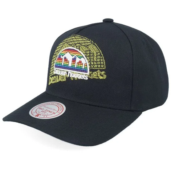 Mitchell & Ness - NBA Schwarz adjustable Cap - Denver Nuggets Denver Nuggets Tilted Pro Hwc Black A-Frame Adjustable @ Hatstore