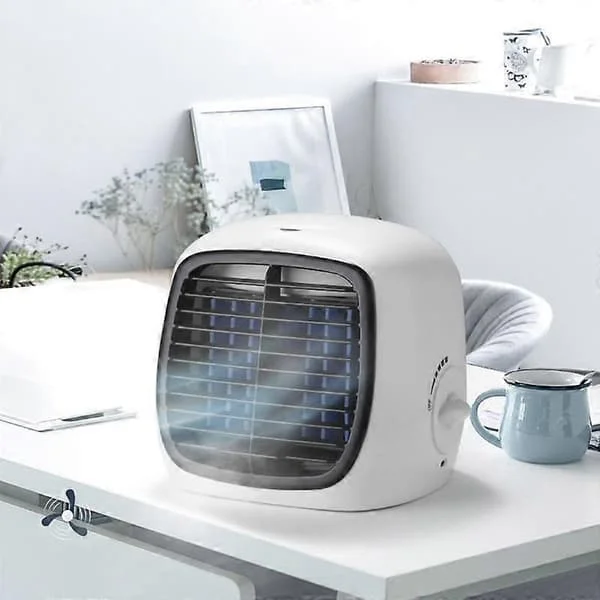 Usb Hjem Mini Luftkjøler Bærbar Skrivebord Liten Vifte Fuktighetsgivende Kaldt Kontor Kjøling Aircondition