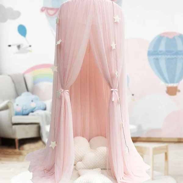 Bed Canopy for Girls - Princess Bed Canopy Mosquito Net Kids Room-FX-