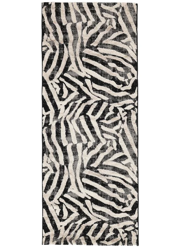 Nalori 80X200 Petit Noir/Beige Couloir Tapis