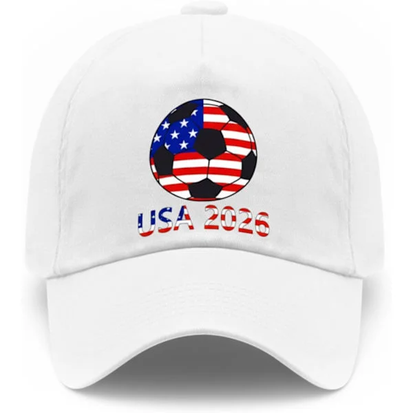 2 tak Zeptrix World Cup Soccer Hat 2026 - Justerbar Baseballkeps Merchandise Presenter Tillbehör Dekorationer