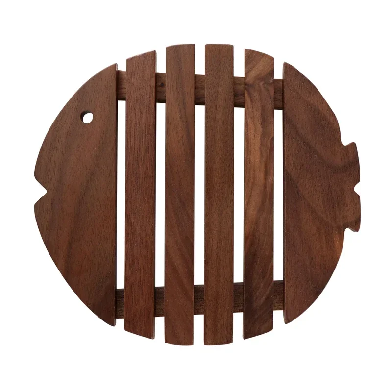 AliExpress - Niedliche Fisch form Tischset Tisch matte Holz untersetzer hitze beständige Holz Untersetzer heiße Tisch polster Matten für Geschirr 