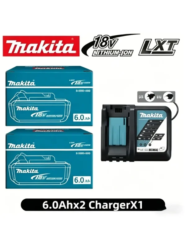 AliExpress - Batterie Makita 18V, batterie Li-lon rechargeable 18V 6Ah, kit complet de batterie d'outil Makita 18V d'origine, remplaçant la batterie 