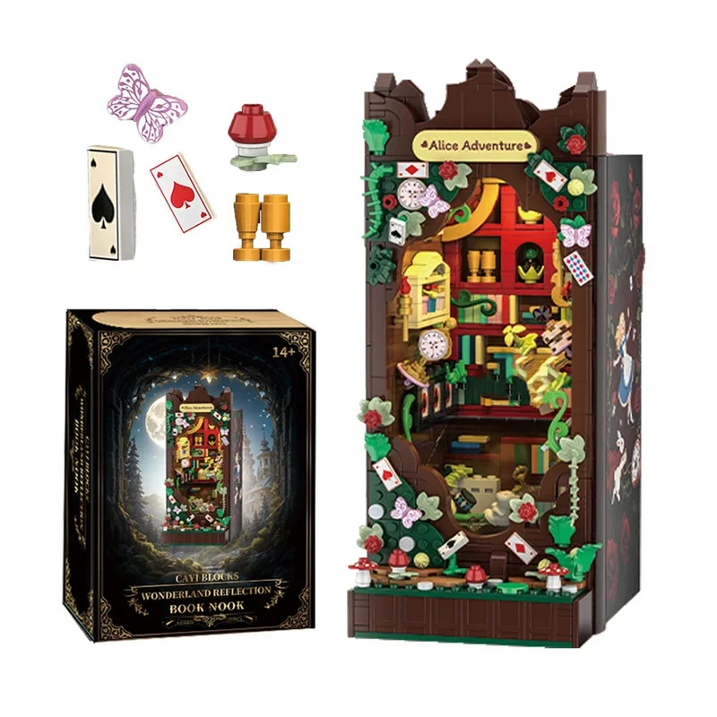 AliExpress - 1068-teiliger Märchenland-Buchständer Baukasten MOC Kreatives Lernspielzeug zur Buchaufbewahrung Montage-Bausteine Pädagogisches Geschenk