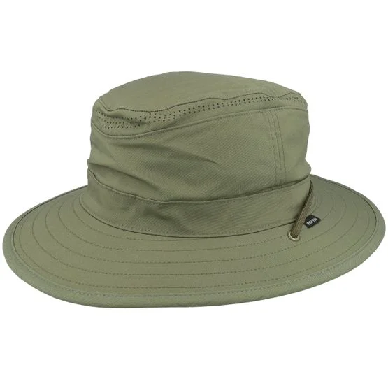 Brixton - Green bucket Kapelusz - Coolmax Packable Safari Bucket Olive Surplus Bucket @ Hatstore