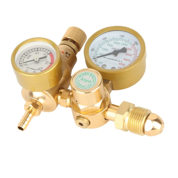 Agron CO2 Gas Regulator Flow Meter Ventil MIG TIG G5 8in Indløb 1 4in Udgang