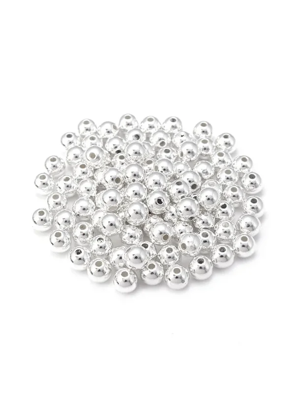 AliExpress - Echte 925 sterling zilveren ronde kralen Spacer kralen sieraden maken losse kralen vinden voor DIY armband ketting accessoires