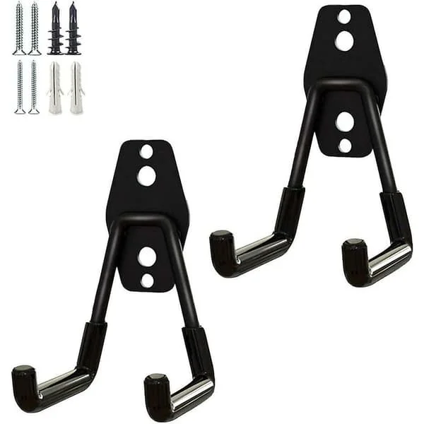 Handdukshängare 2-pack Verktygskrokar Garageförvaring, Trädgårdsredskapsorganisatör