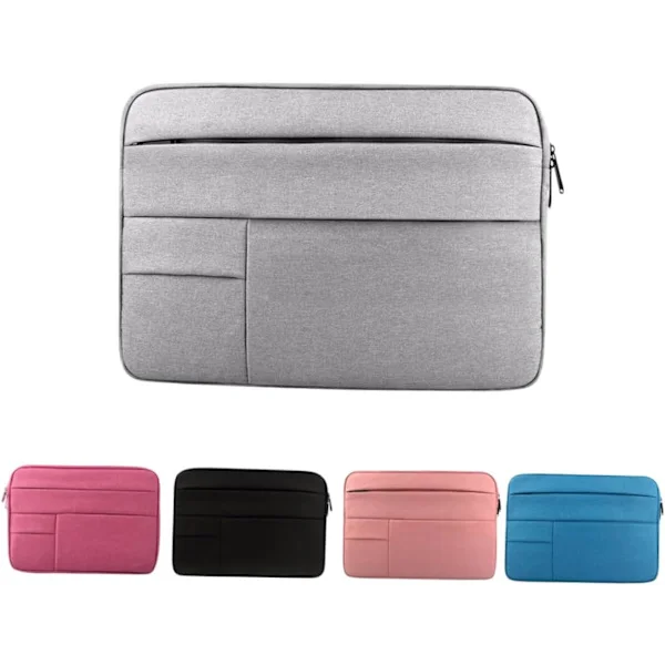 Pro Fodral Laptop Sleeve Fodral 15,6 Tum Dammtät Reptålig Grå Air/pro Kompatibel Affärsreseväska