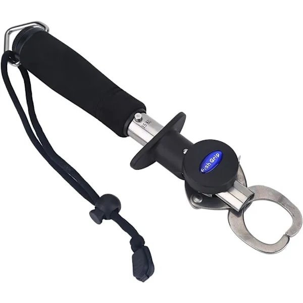 Fiskpincett med griptång, griptång, 1 m måttband, 15 kg vikt