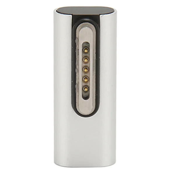 140W USB C Magnetisk Laddningsadapter Aluminiumlegering Snabbladdare för MacBook Pro 2021 Air 2022 Pro 2023 Silver Mellanböj