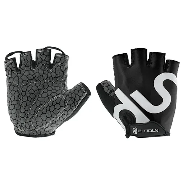 /EA/Herrehandsker Vanter MTB Dame og Herre Halvfinger Cykelhandsker