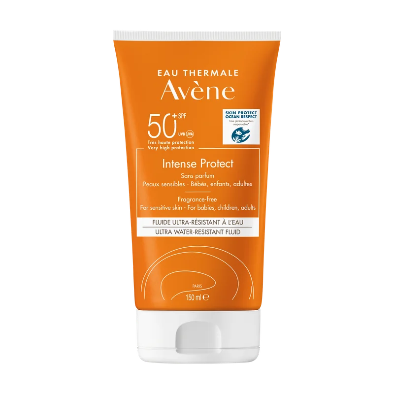 Avene Sun Intense Protect SPF 50+ solkrem til ansikt og kropp 150 ml