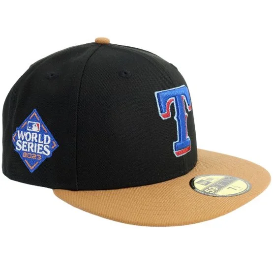 New Era - MLB Schwarz fitted Cap - "Hatstore Exclusive x Texas Rangers 59FIFTY World Series Black/Brown Fitted " @ Hatstore
