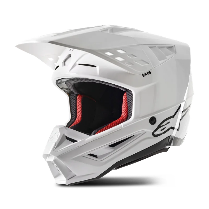 Casque Cross Alpinestars SM5 Blanc XL