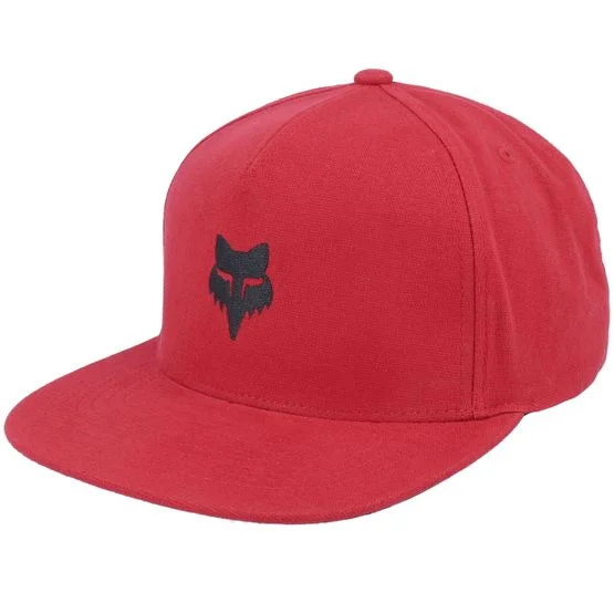 Fox - Red snapback Czapka Z Daszkiem - Fox Head Hat Flame Red Snapback @ Hatstore