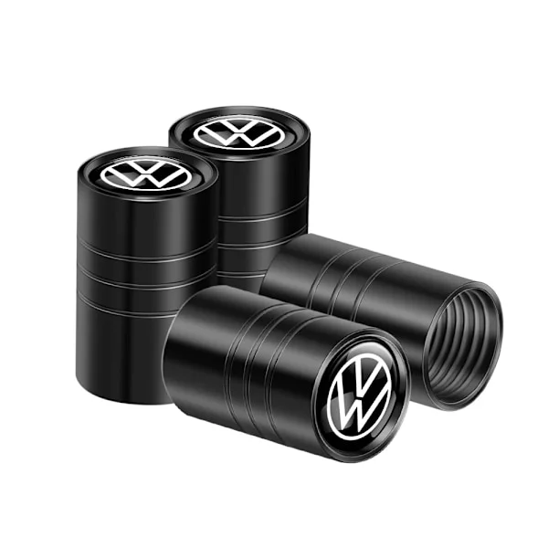 4 st Bil Metall Hjul Däck Ventilskaft Kapslar Fälgar Tillbehör För Volkswagen VW Caddy Beetle Touareg Tiguan Touran R Golf Rline GTI