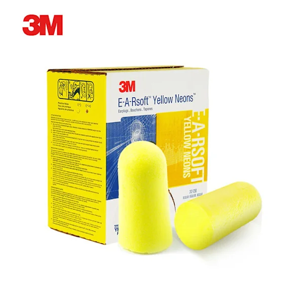 3M Ear Classic Ørepropper 50 par Pakket i par Gule Snr = 28db Ørevern 2024rui