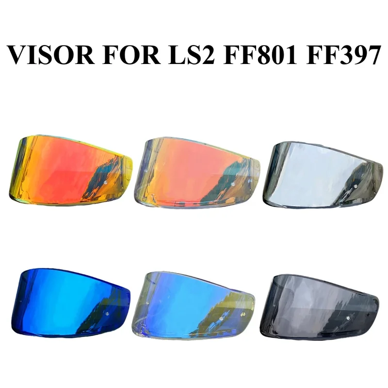 AliExpress - Visières pour casque de Moto LS2 FF801 FF397, lentille de remplacement originale multicolore disponible argent rouge bleu pour Ls2 VECTOR