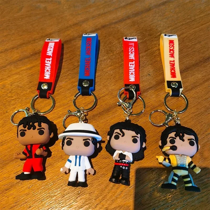 AliExpress - Michael Jackson porte-clés musique idole poupée Machine porte-clés