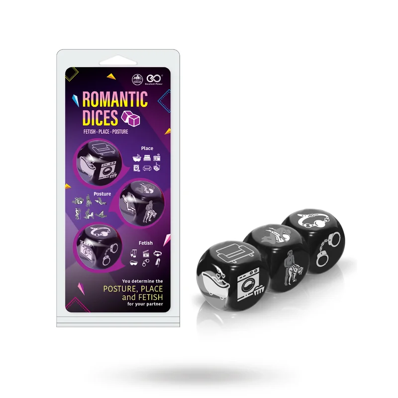 NMC: Romantic Dices - Fetish, Place, Posture - Vuxen.dk: Erotiske spil