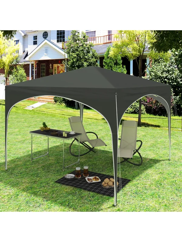 AliExpress - WOLTU Wasserdichtes, zusammenklappbares 3x3m Gartenpavillon-Partyzelt, Pop-Up-Pavillon mit Halbkreisdach für den Außenbereich und 