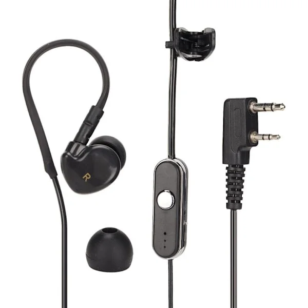 K Head Walkie Talkie Headset Radiohodetelefon for Baofeng Uv5R 888S for Kenwood Walkie Talkies