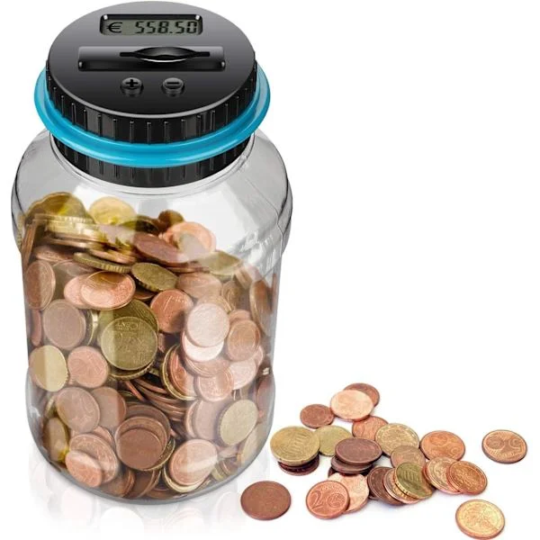Money Safe Piggy Bank with LCD Screen