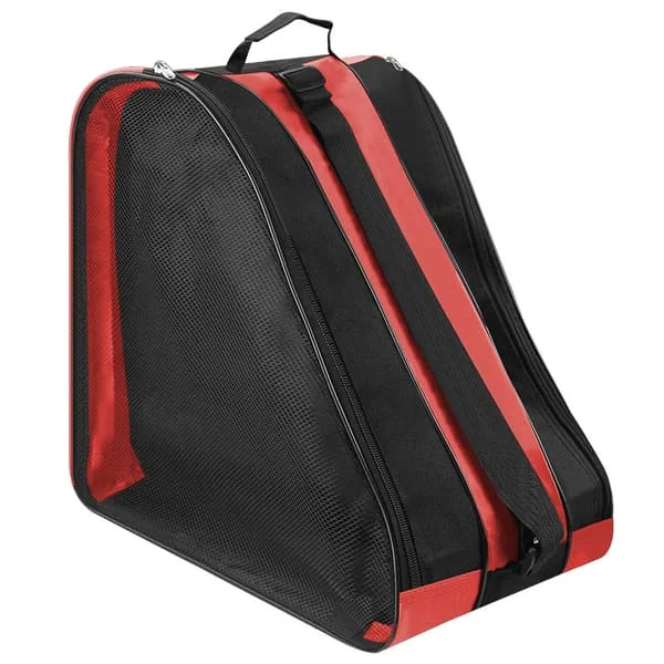 Roller Skate Bag, Skate Bag for Kids, Triangular Storage Backpack - Red